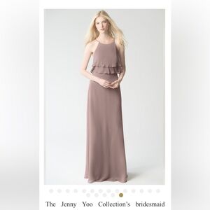 Jenny Yoo Dusty Rose Maxi dress